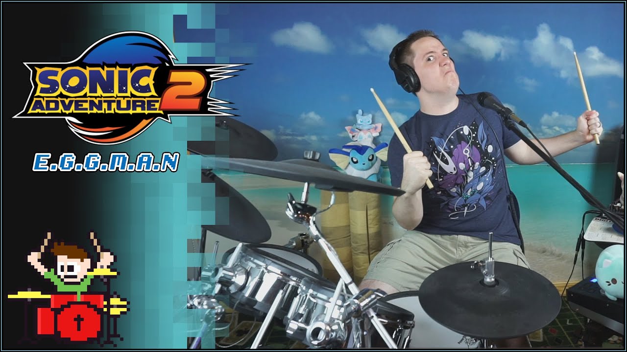 Sonic Adventure 2 - E.G.G.M.A.N On Drums!
