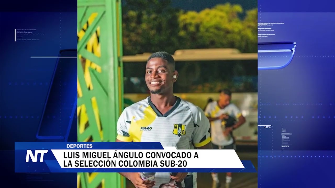 Luis Miguel Ángulo convocado a la selección Colombia sub-20