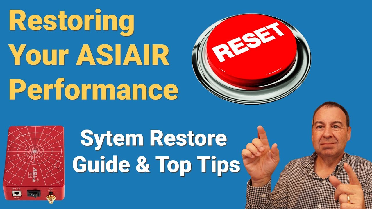 The Ultimate ZWO ASIAIR Reset Tutorial: Restore Like a pro! Top tips for a smooth factory restore.