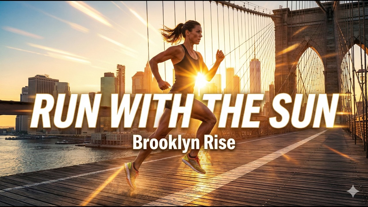 Run With The Sun 🌅 | Brooklyn Rise – Powerful Sunrise Sprint Motivation