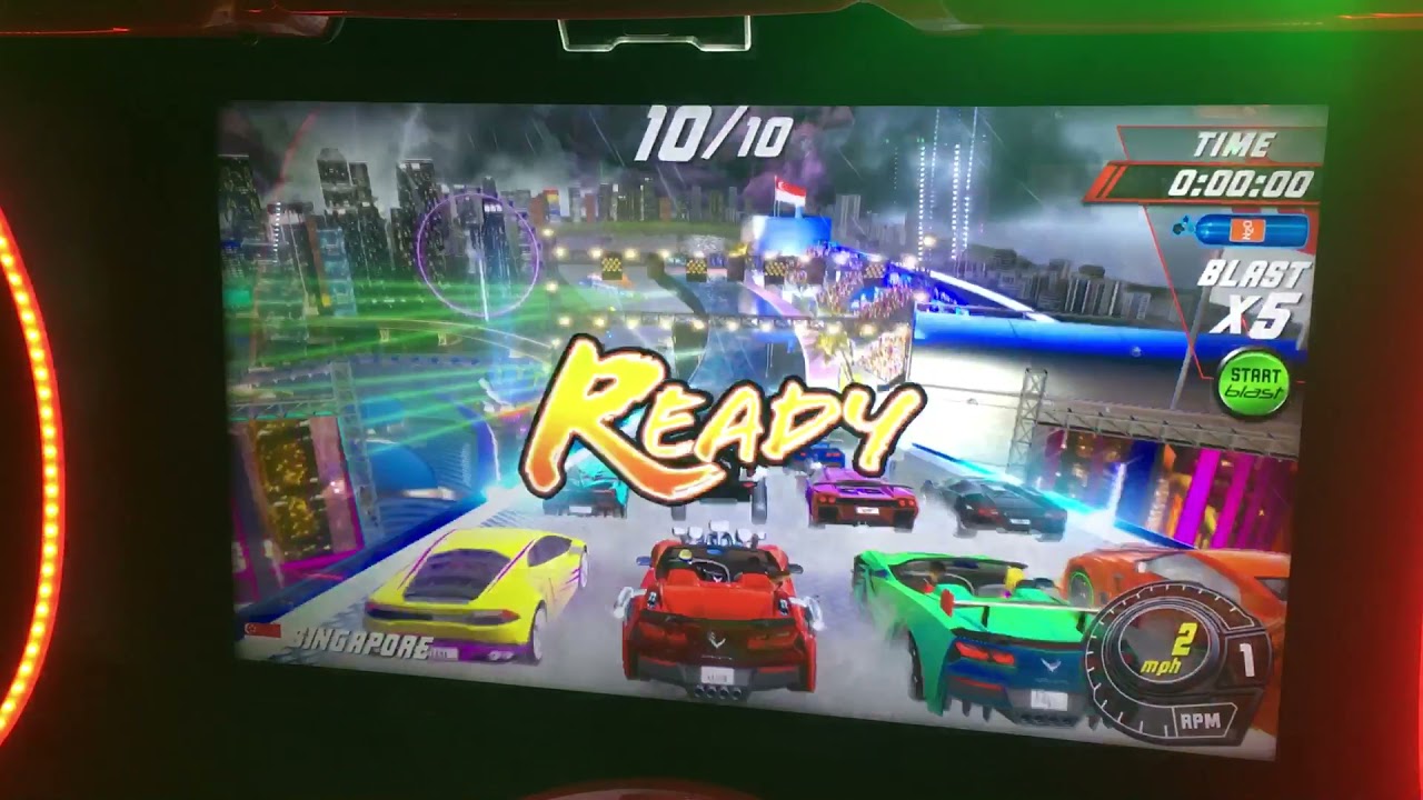 My Favorite Arcade Gameplays: Cruis’n Blast Taking 1st Place In Singapore