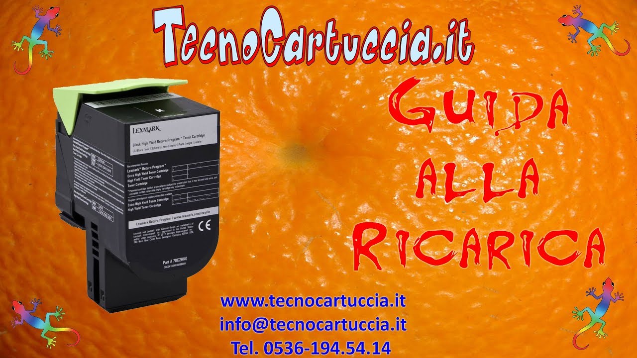 Istruzioni Ricarica Toner Lexmark CS317 CX317 CX417 CS417 CS517 CX517