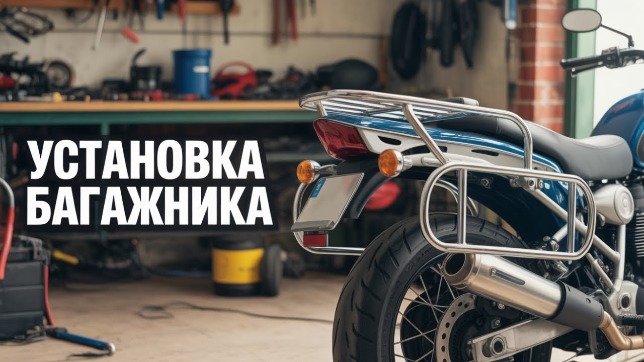 DIY: багажник для Bajaj Pulsar NS200 под кофр &mdash; дешевле 3000₽!