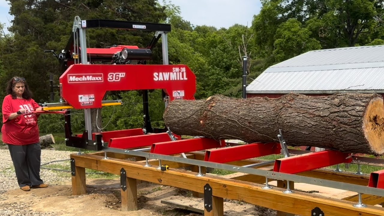My Wife Found My New Mechmaxx 36 Sawmill and Now She Won’t Give It Back ! 