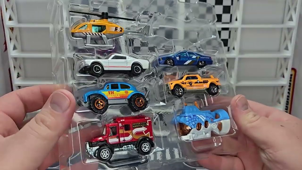 Распаковка: Matchbox 2026 — Различные новые наборы из 8 штук