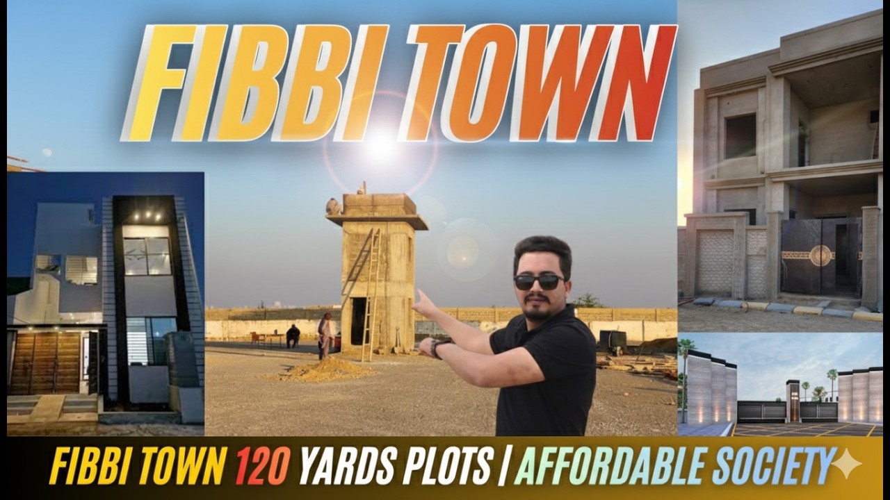 Fibbi Town 120 Yards Plots | Affordable Prices | M9 Super Highway