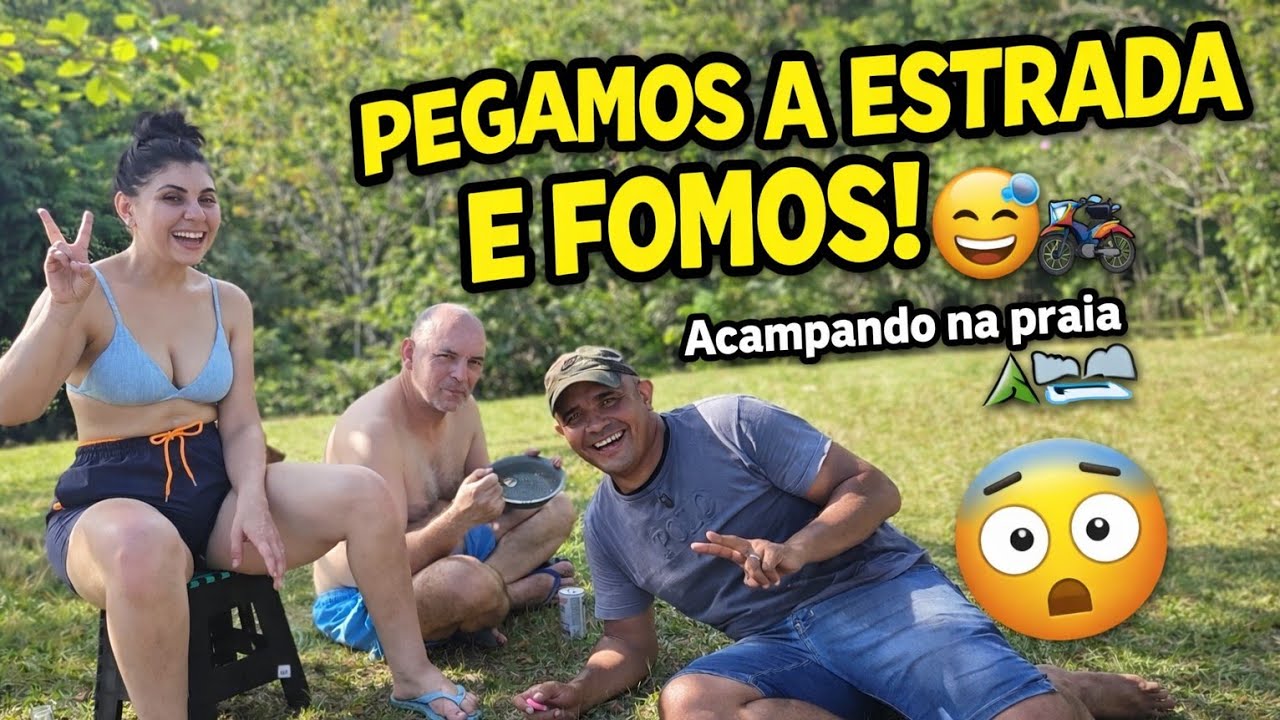 FOMOS ACAMPAR DE MOTO | Estrada de chão até Barra Una chegamos em uma praia secreta- Ep.01