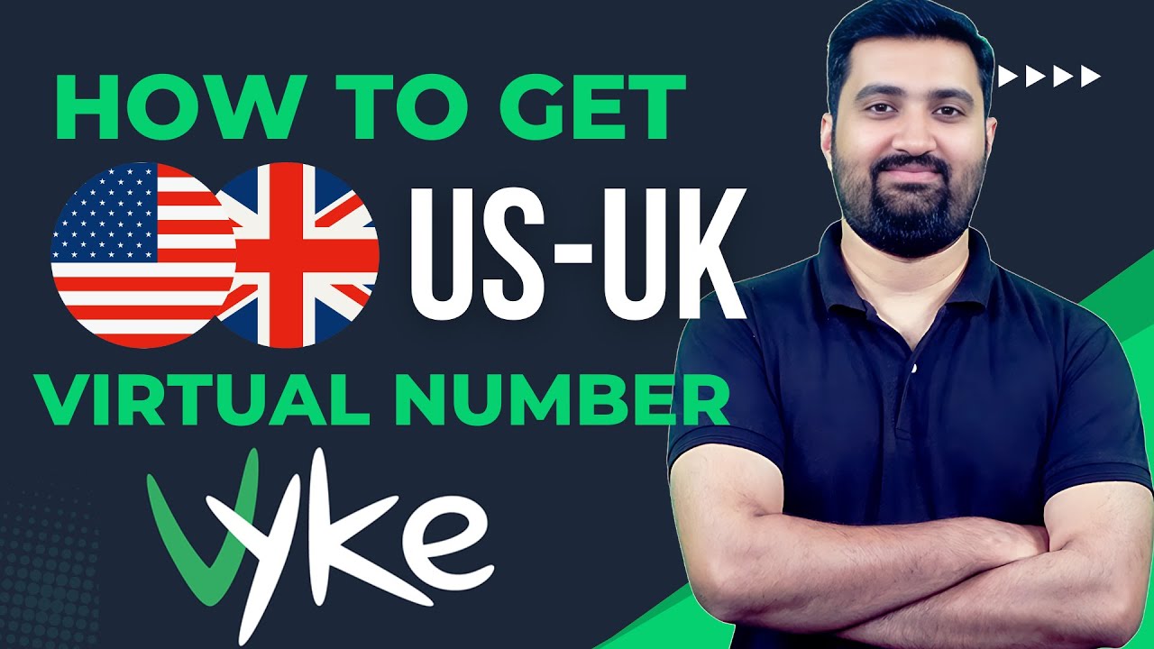 Vyke US number | Get USA number from pakistan | Get virtual number for whatsapp