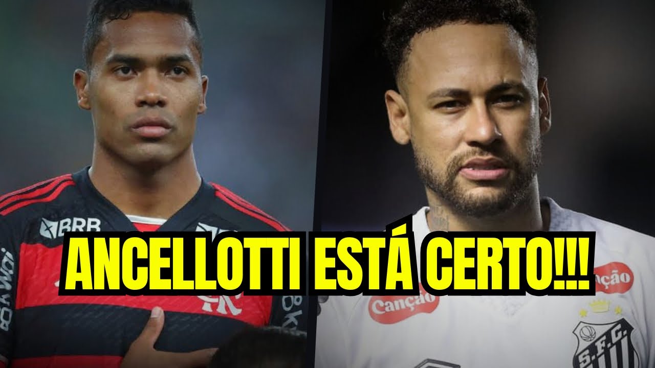 SEM Neymar e COM Alex Sandro do Flamengo torcedores CRITICAM Ancellotti por CONVOCAÇÃO do Brasil! 