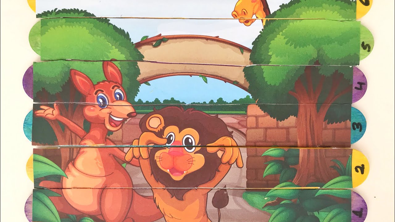 AHŞAP ÇUBUKLARDAN I PUZZLE KENDİN YAP I DIY