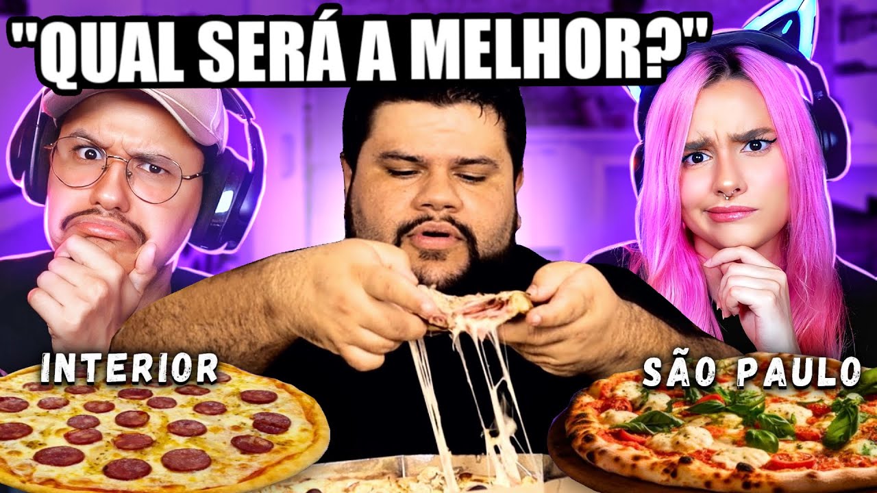 Pizza de São Paulo vs Pizza do Interior (QUEM GANHOU?) | React Thiago Quatroque