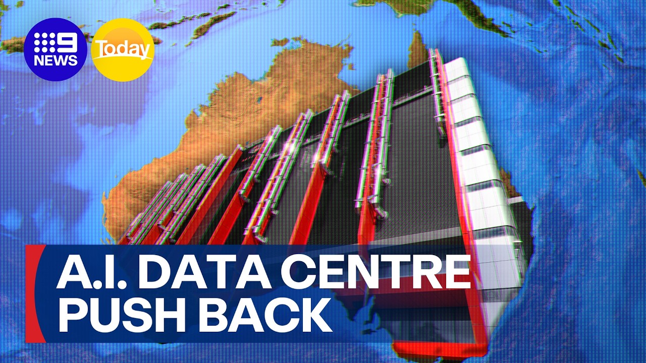 Community push against data centres | 9 News Australia