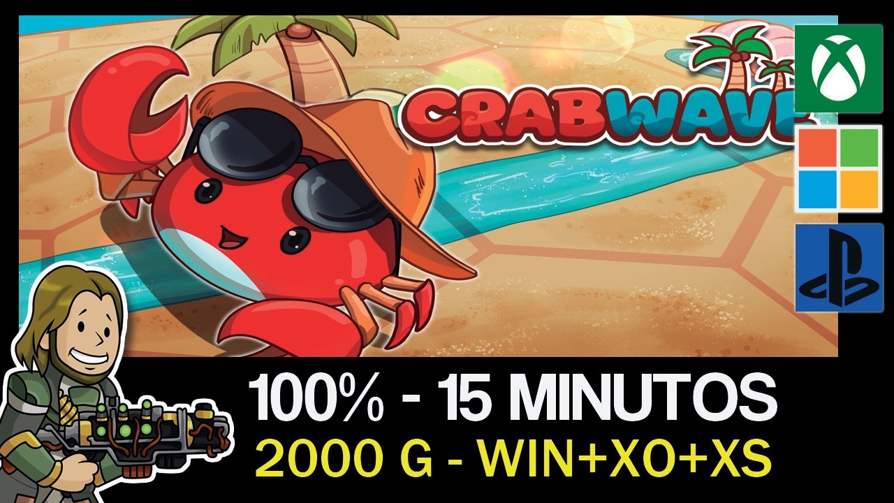 CRABWAVE - Guía completa *2000 G* [LOGROS/TROFEOS]