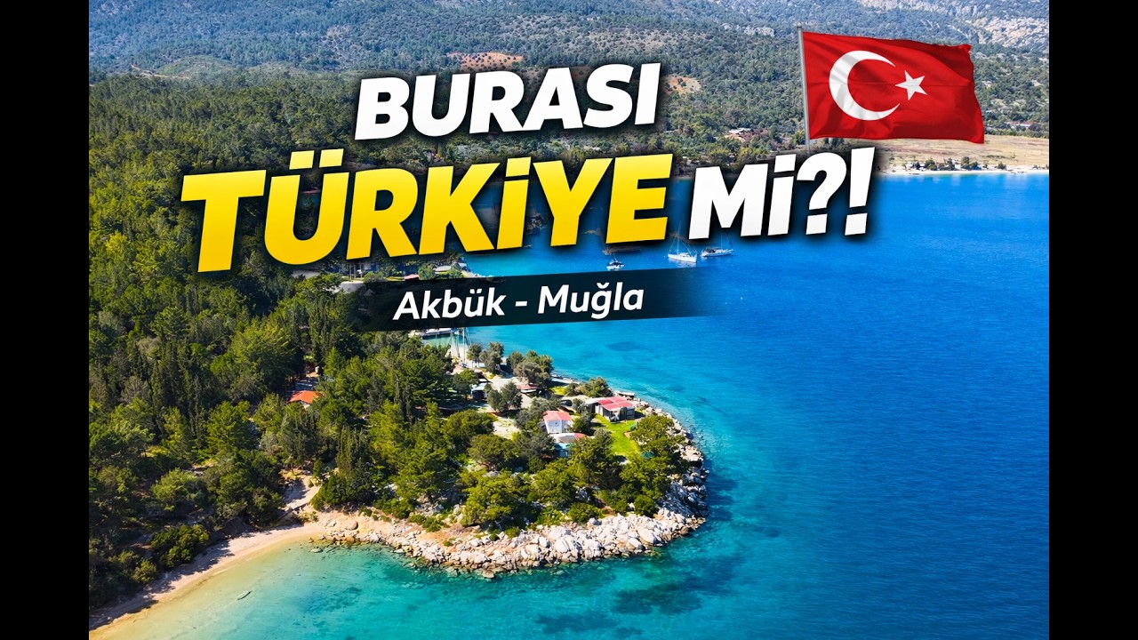 BU GÖRÜNTÜLER TÜRKİYE'DEN!  4K DRONE | Akbük - Muğla 🇹🇷