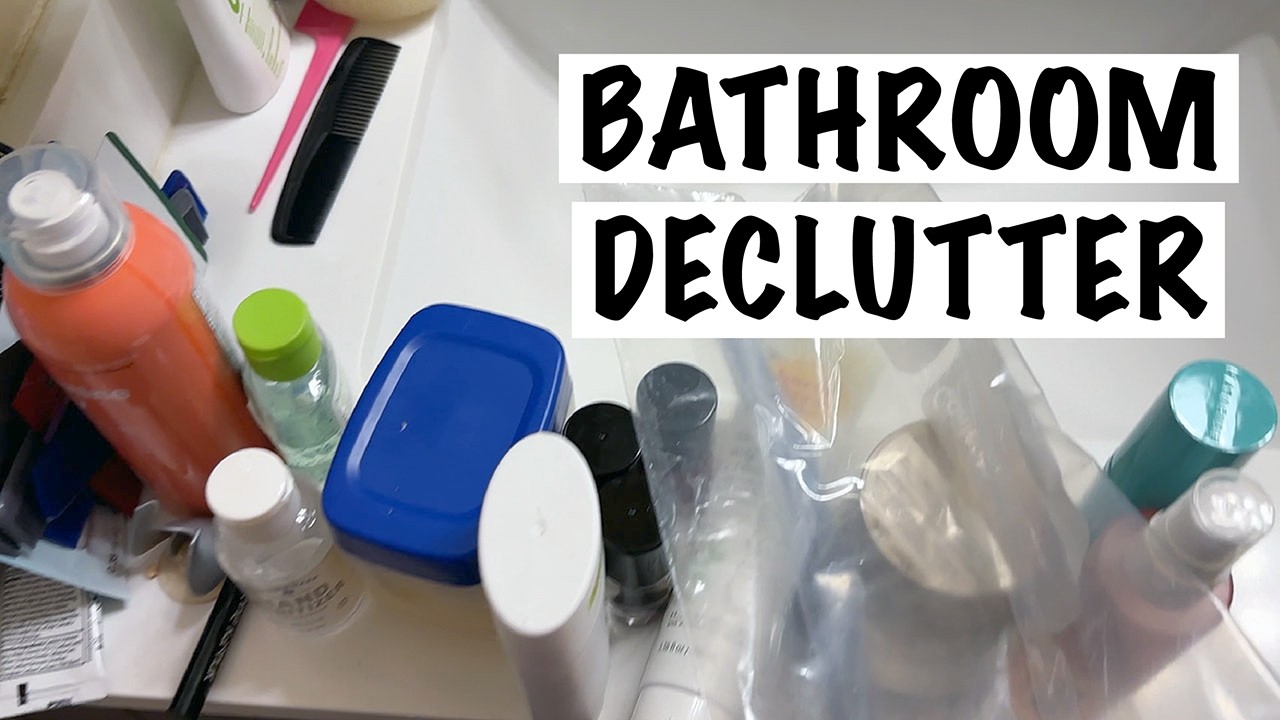 Declutter with Me: Bathroom Drawers and Cabinets