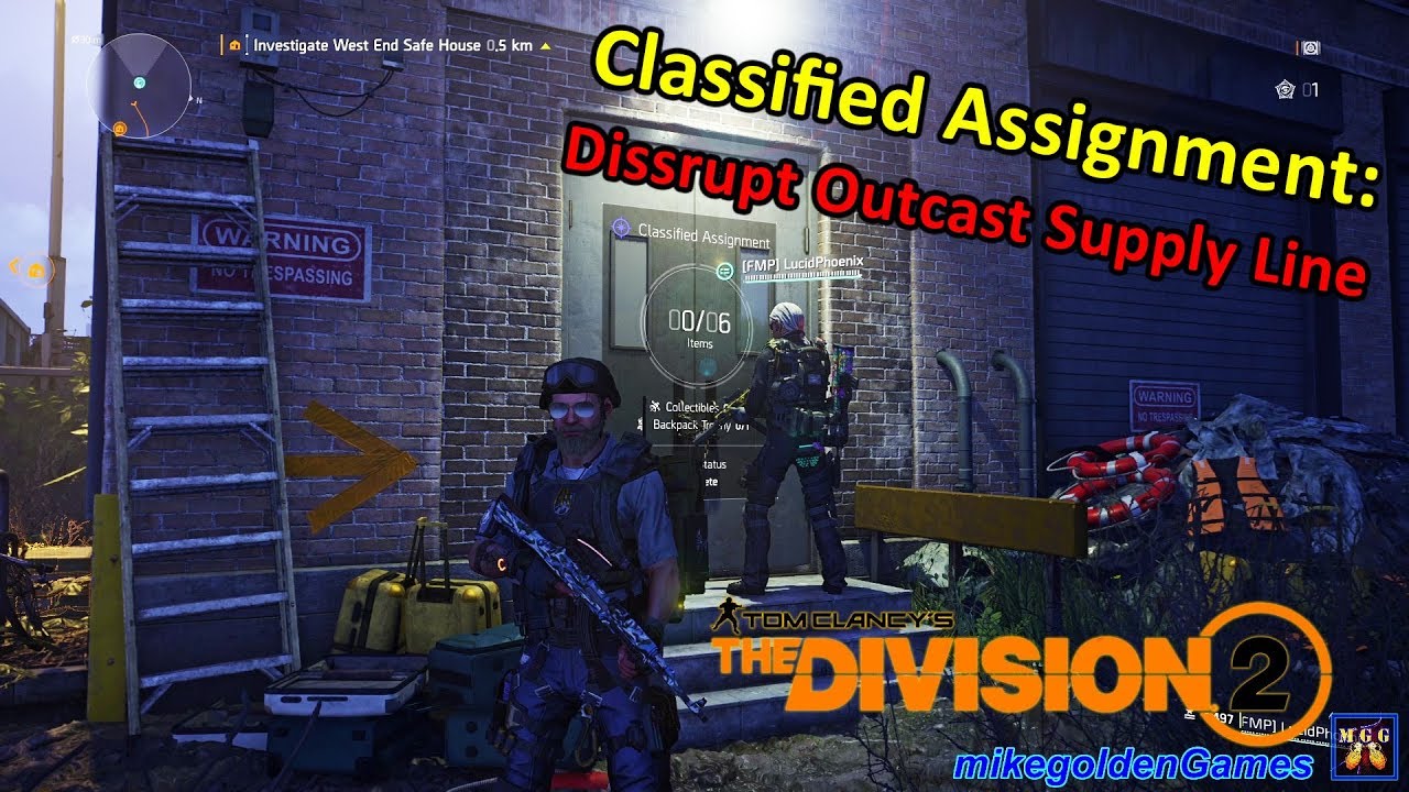 Disrupt Outcast Supply Line - Classified Assignments | Tom Clancy's The Division 2 Episode 34
