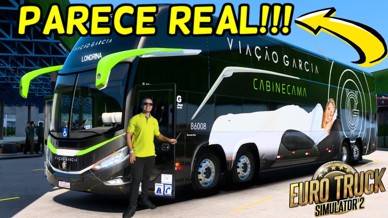 VIAGEM COM MARCOPOLO G8 - VIAÇÃO GARCIA (SÃO PAULO X LONDRINA) JOGO ETS2 / MODBUS MODSHOP