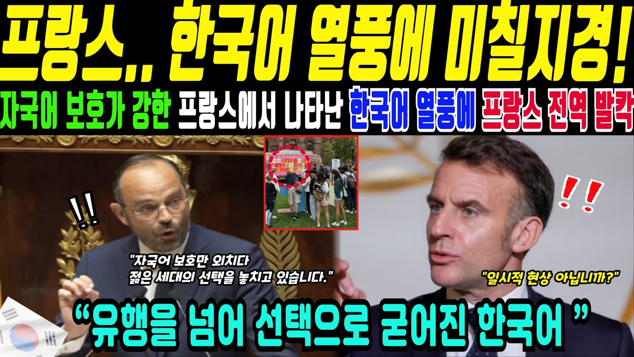 프랑스 Z세대, 한국어를 선택하기 시작한 이유(해외감동사연)