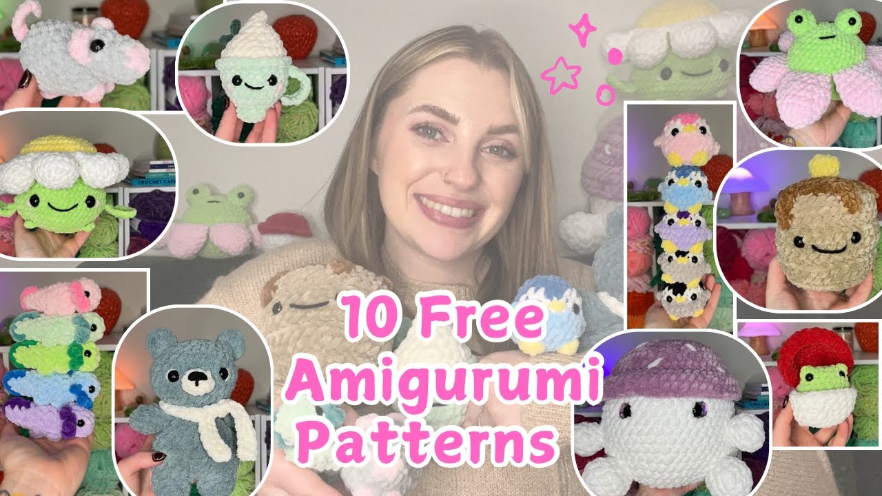 10 Free Amigurumi Patterns!! 🌸 | Are they worth it??