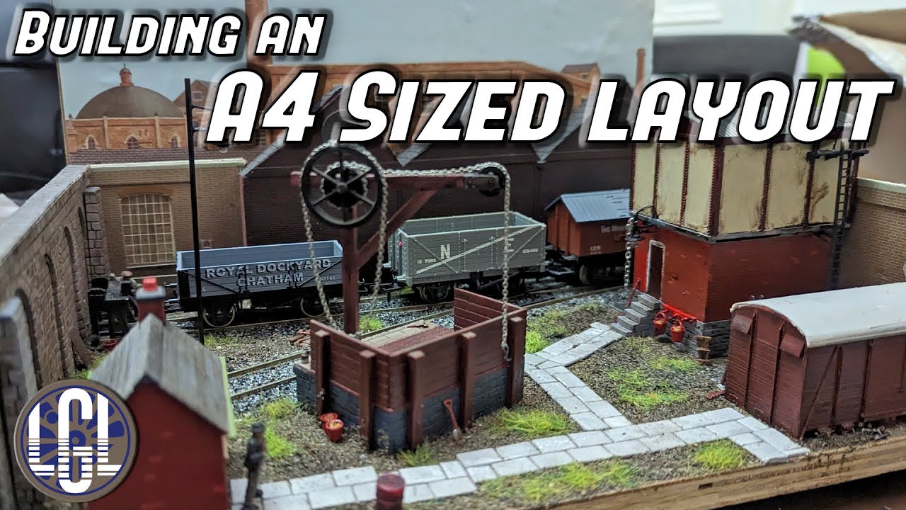 A4 sized model Railway for Statfold Barn's Model Railway show