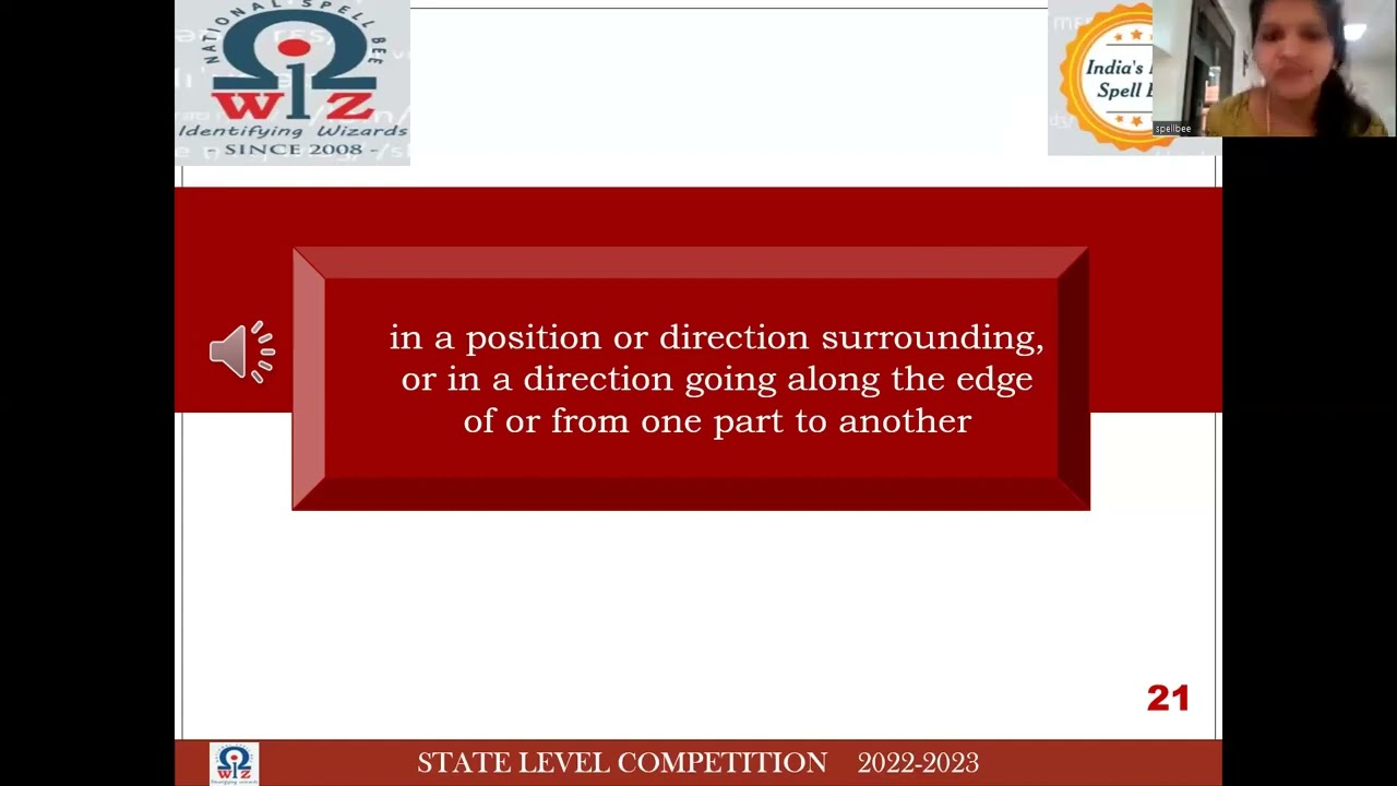 DEMO FOR SPELL BEE STATE LEVELS '23