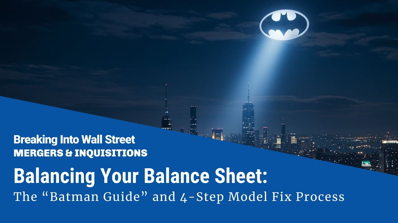 Batman's Guide to Balancing Your Balance Sheet