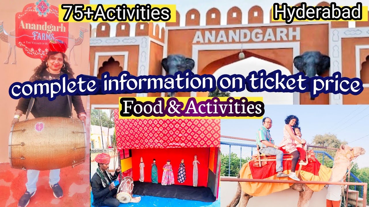 Complete information on Anandgarh Picnic Farm Park Hyderabad/Ticket,Activities,Foods & many more