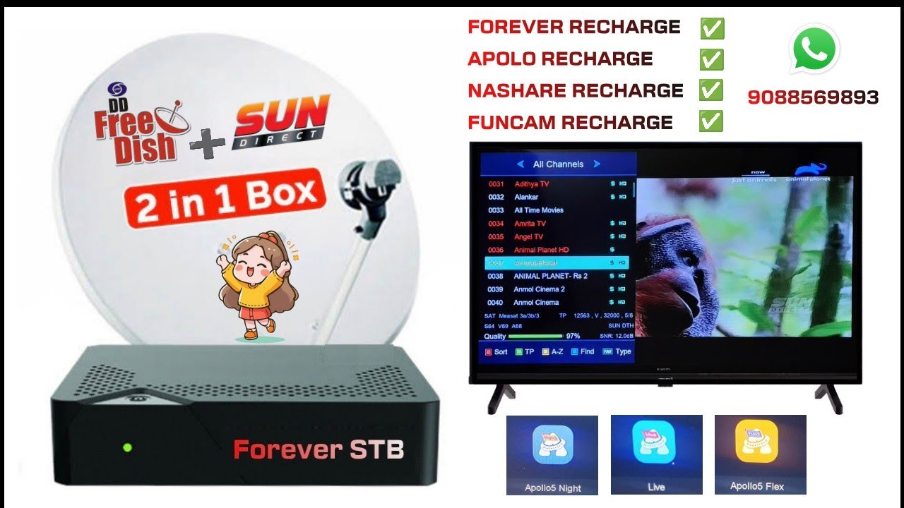 Free to Air ➕ SUN 91📡 Working 🎉 Funcam Software ✅ NK Box Convert to Funcam Box😎#gx6605s #funcam #stb