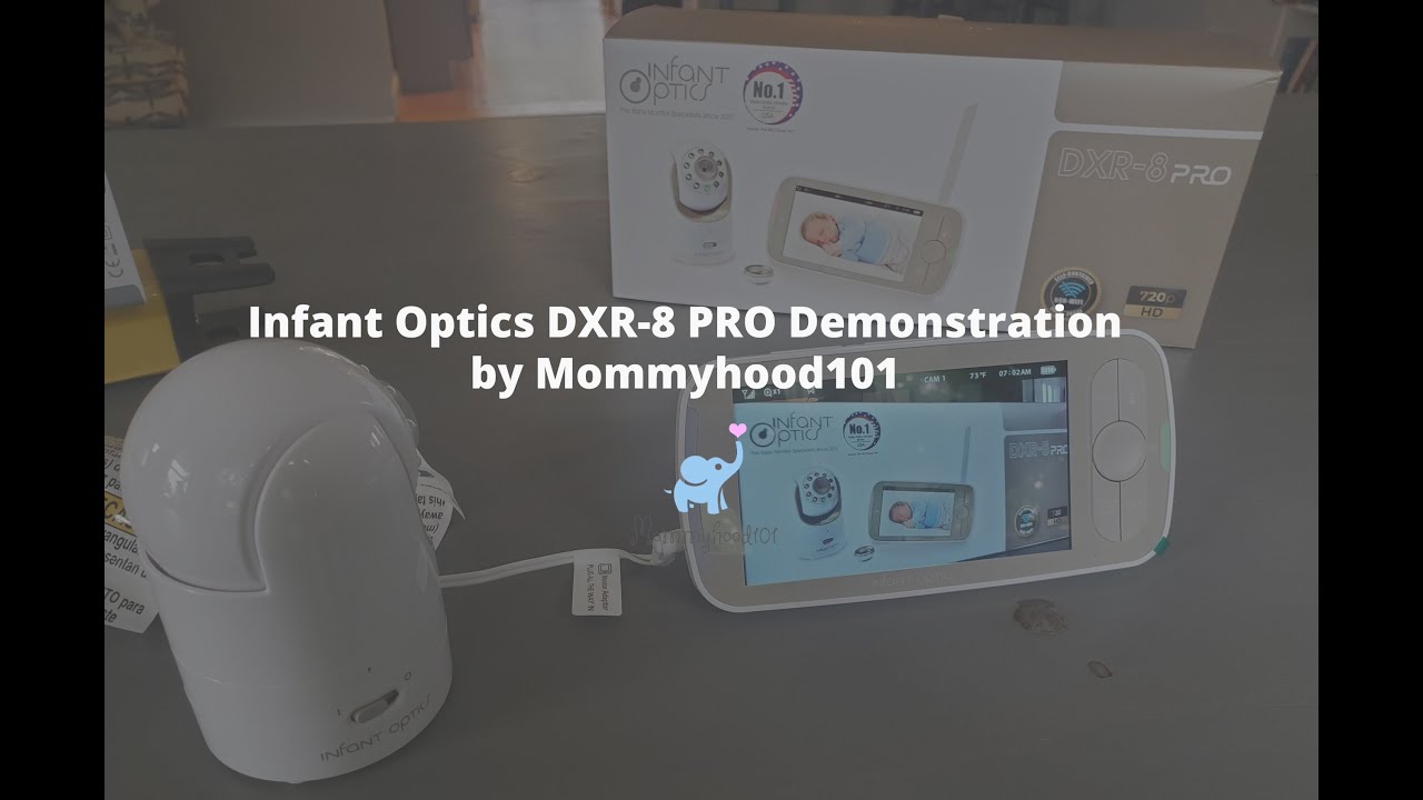 Infant Optics DXR-8 PRO Baby Monitor - Features and Menu Demonstration