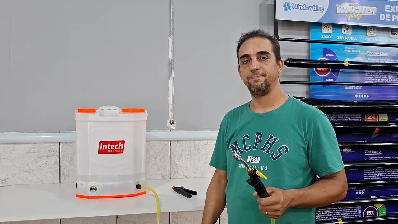 Dica para fazer um pulverizador eletrico de 20 litros para aplicação de Insulfilme