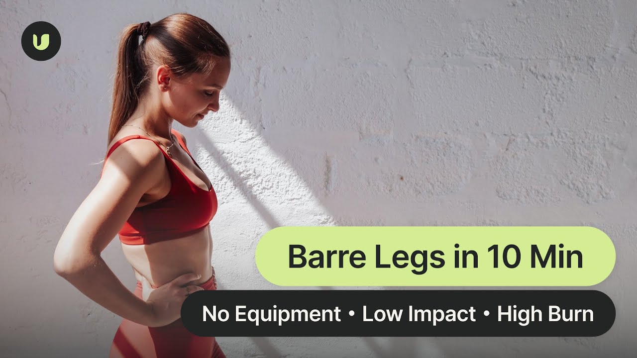 🔥 10-Min Barre Workout at Home for Toned & Lean Legs | No Equipment
