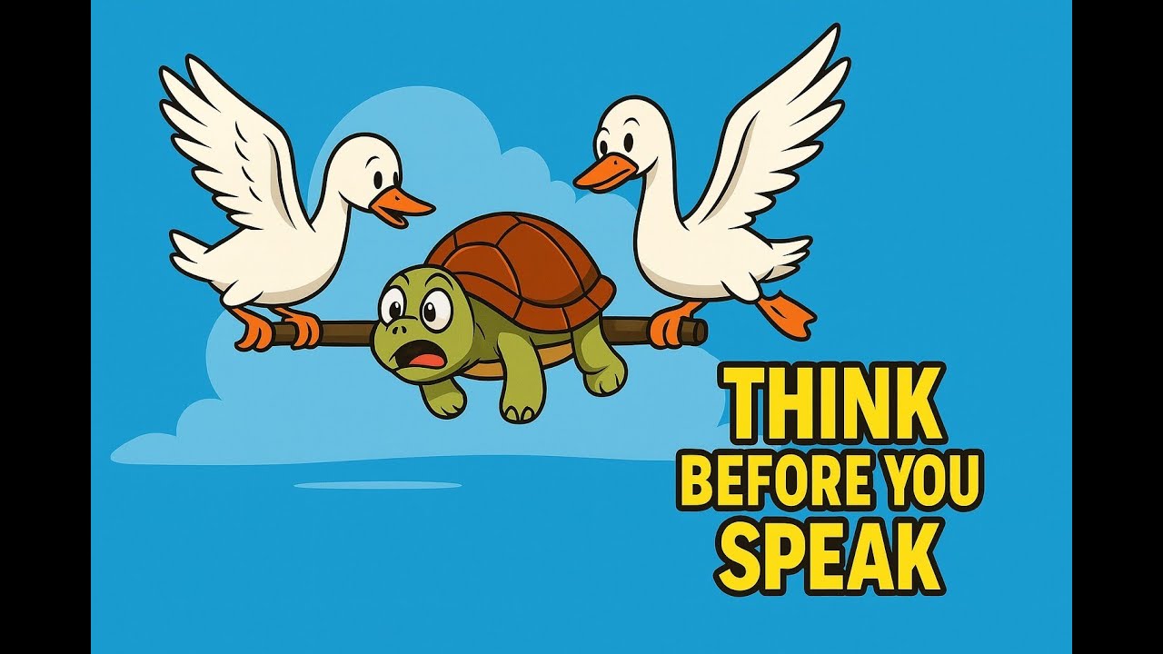 @Panchatantraa ​The Foolish Turtle & The Swans | Panchatantra Moral Story | Think Before You Speak