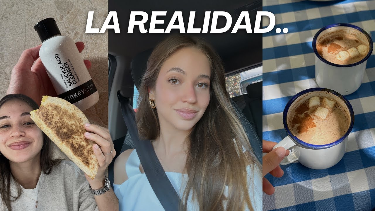 rutina de la mañana de una influencer *realista*