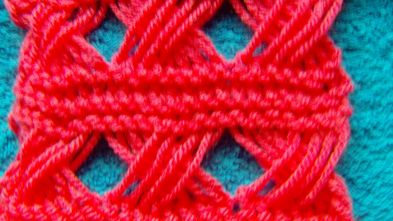 WZORY NA DRUTACH-KNITTING STITCH-SCIEG INDIANSKI.