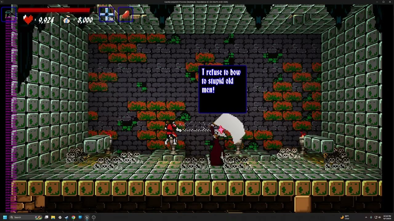 Castlevania - Symphony Of Horrors - Carmilla Boss Fight - Phase 1