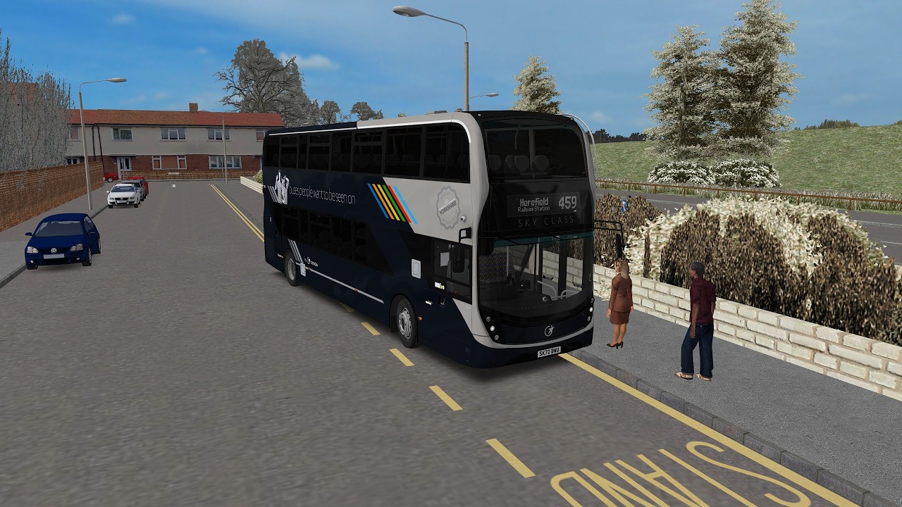 OMSI2 Alexander Dennis E40D Alexander Enviro 400MMC on Bowdenham V5 service 459