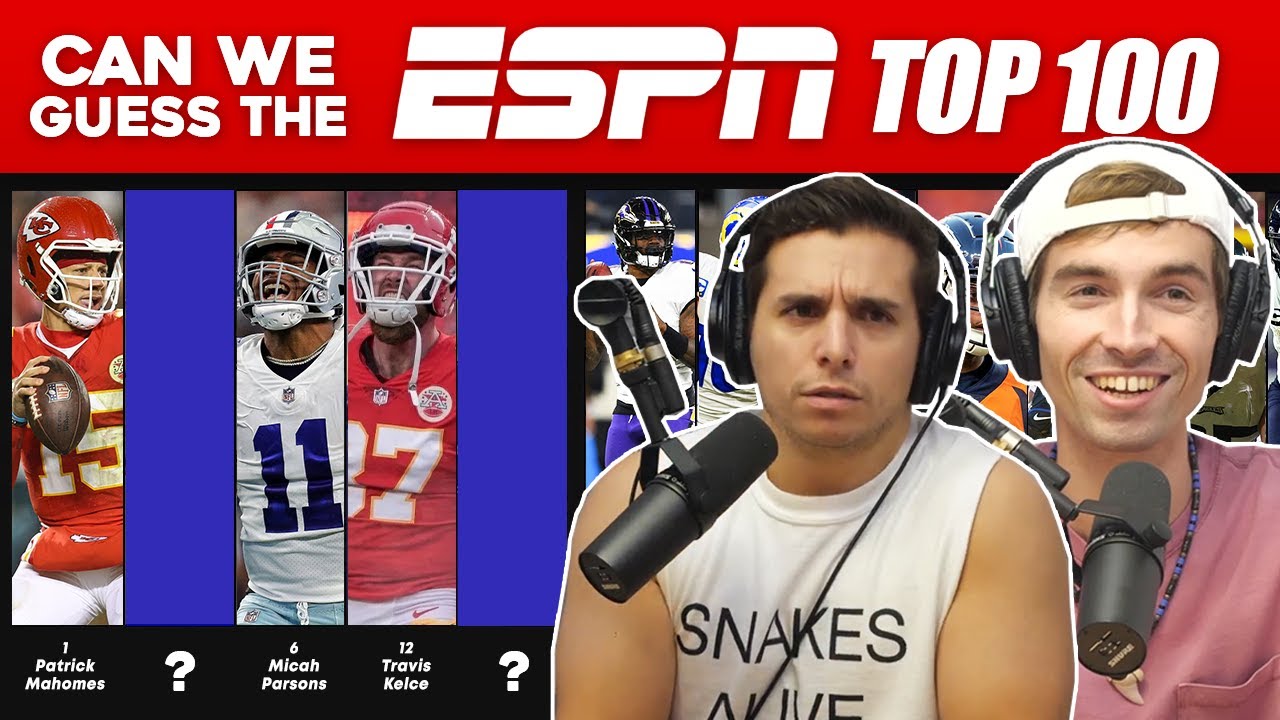 Can we name EVERY NFL player on ESPN's Top 100!