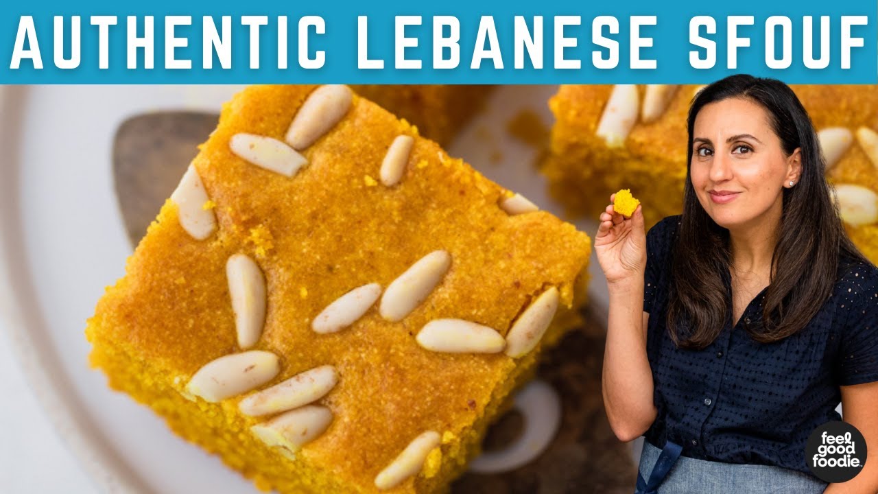 Authentic Lebanese Turmeric Cake | Sfouf
