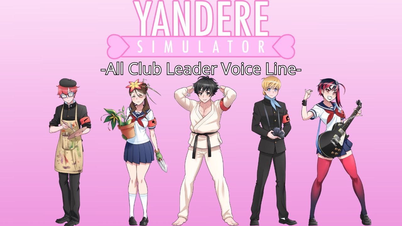 All Club Leader Voice Line | Yandere Simulator