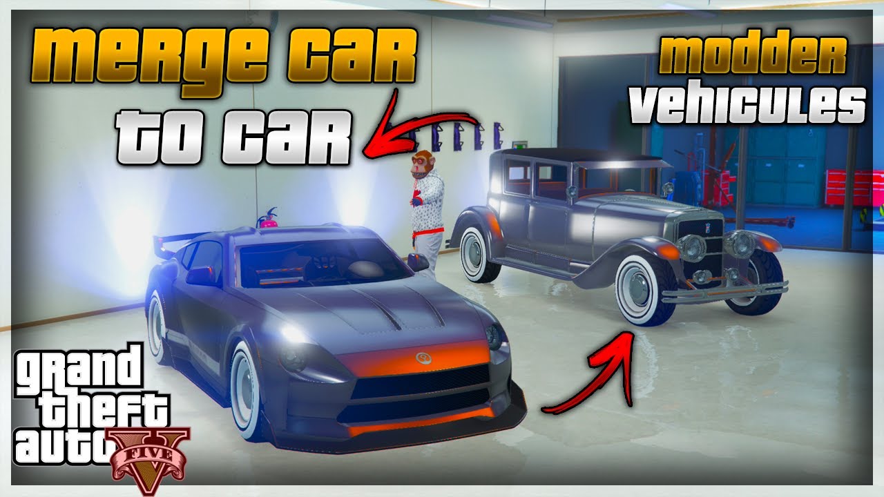 MERGE CAR TO CAR MODDER SES VEHICULES GLITCH GTA 5 ONLINE 1.65