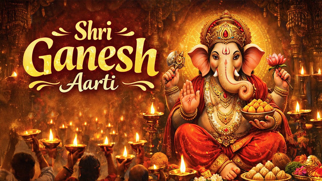 🙏 Ganpati Bappa Aarti | Vighnaharta Ki Aarti | गणपति बप्पा मोरया | Ganesh Ji Ki Aarti 2026