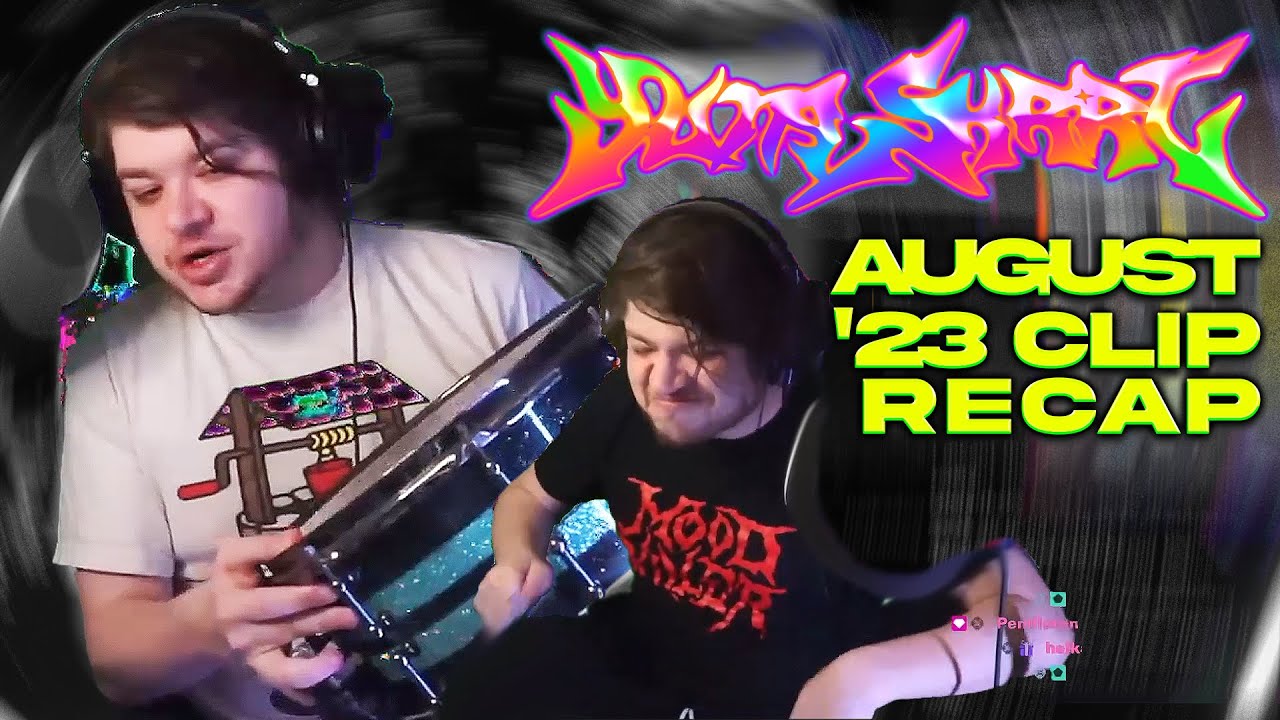 I Played ALL The DRUMS // Aug 2023 CLIP RECAP