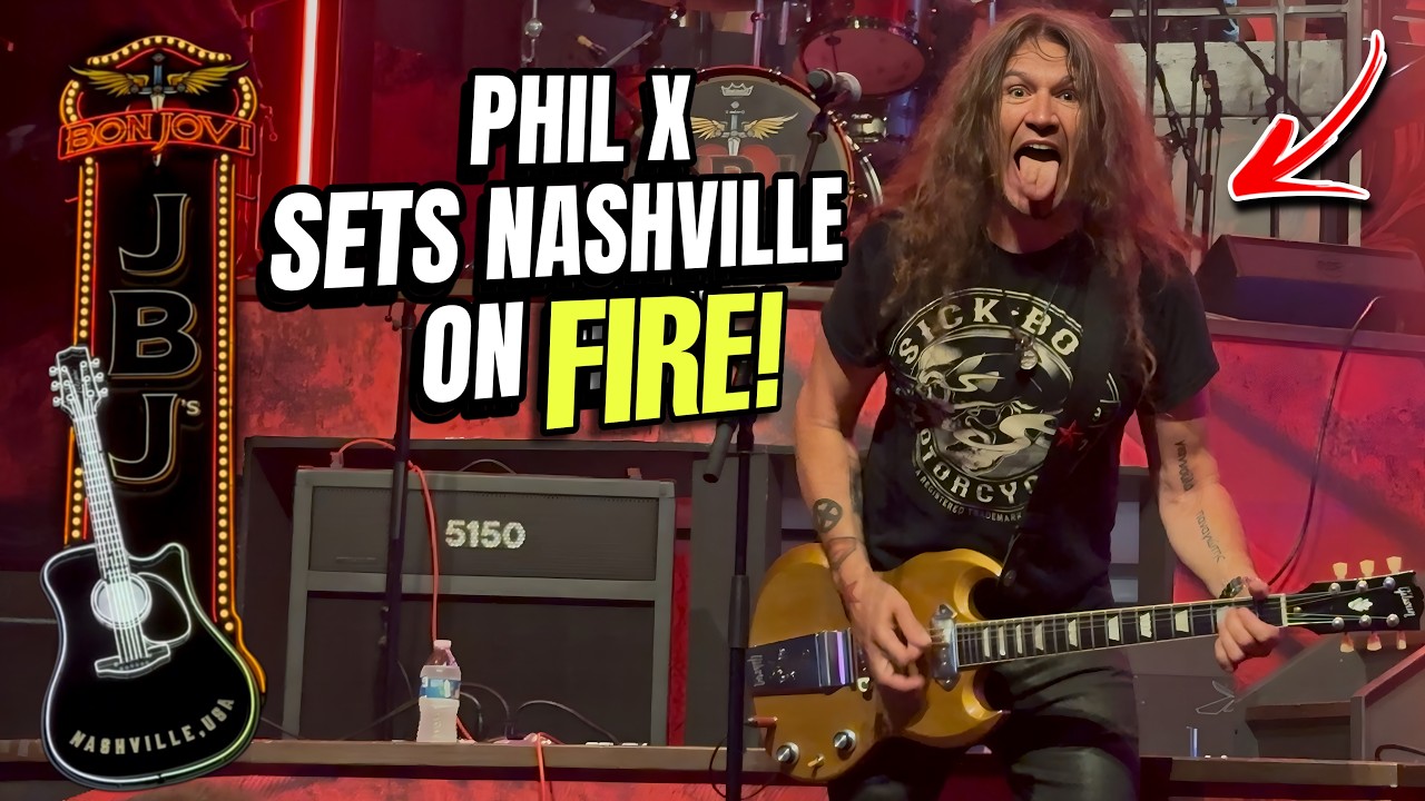 Phil X delivers EXPLOSIVE performance of JIMI Hendrix Classic “FIRE” on BROADWAY in Nashville, TN!