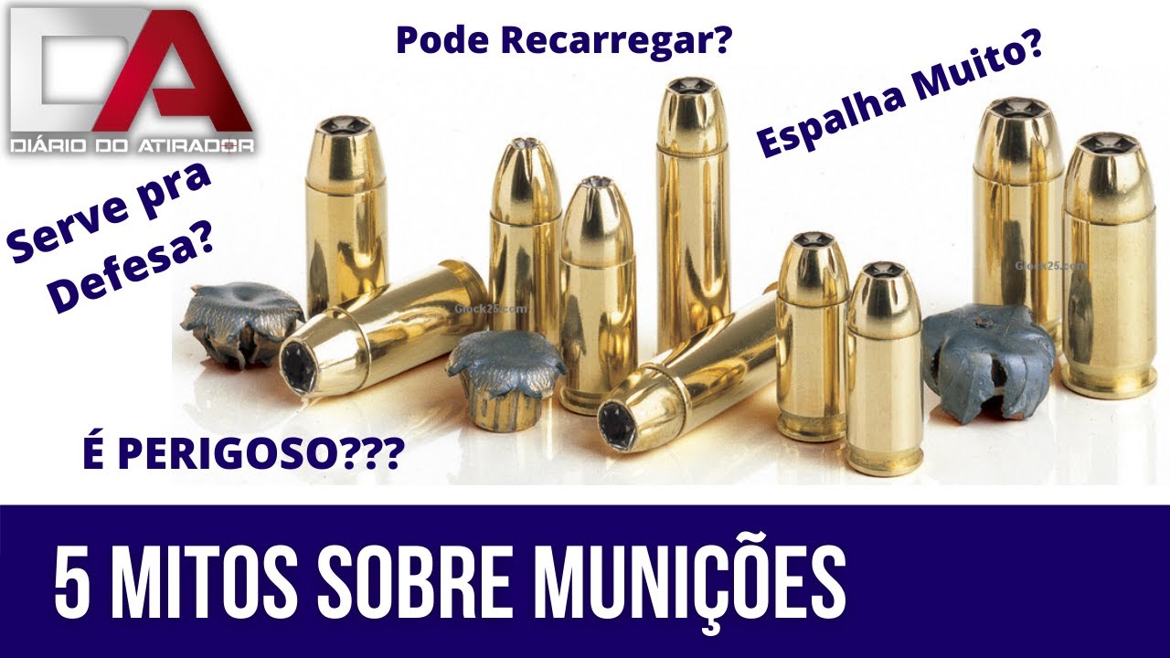 5 Mitos Sobre Munições -  [NTA Serve para Defesa?] [Pode Recarregar TREINA?]