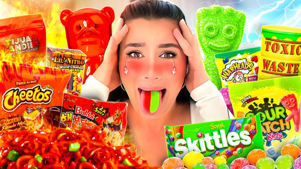 J'ai Survécu aux Bonbons Les Plus PIQUANTS vs ACIDE