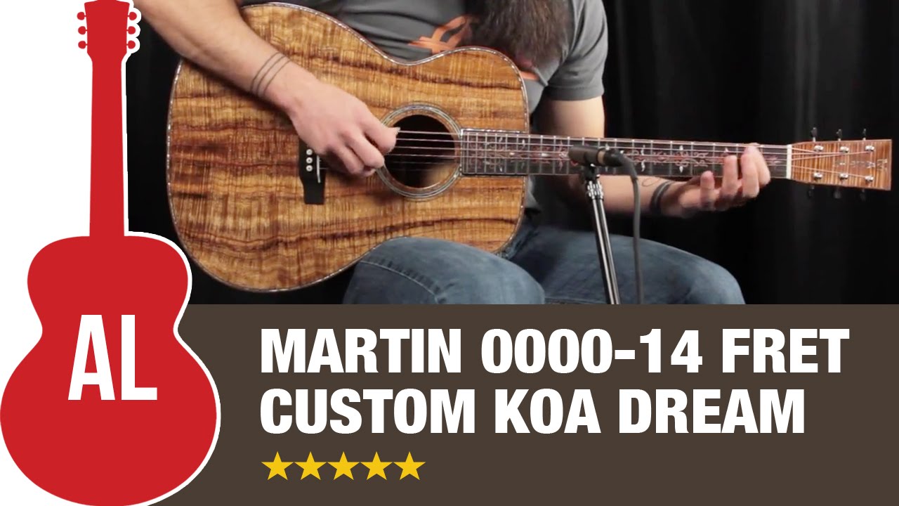 Martin 0000-14 Fret Custom Koa - A Dream Guitar!