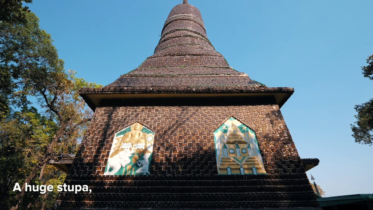 Wat Pa Maha Chedi Kaew &ndash; A temple made from a million glass bottles