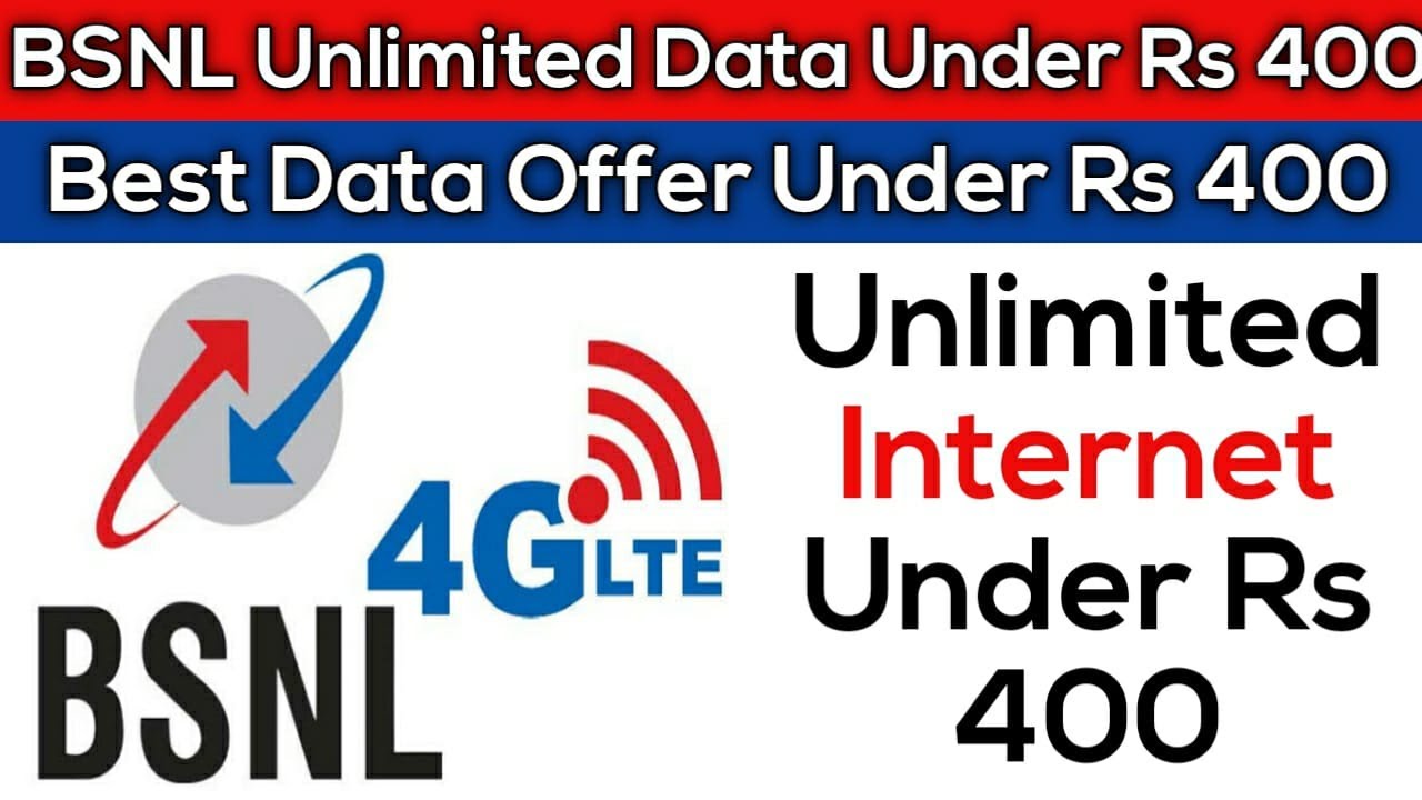 BSNL Gives Unlimited Internet Under Rs 400 | Best Data Plan In the World