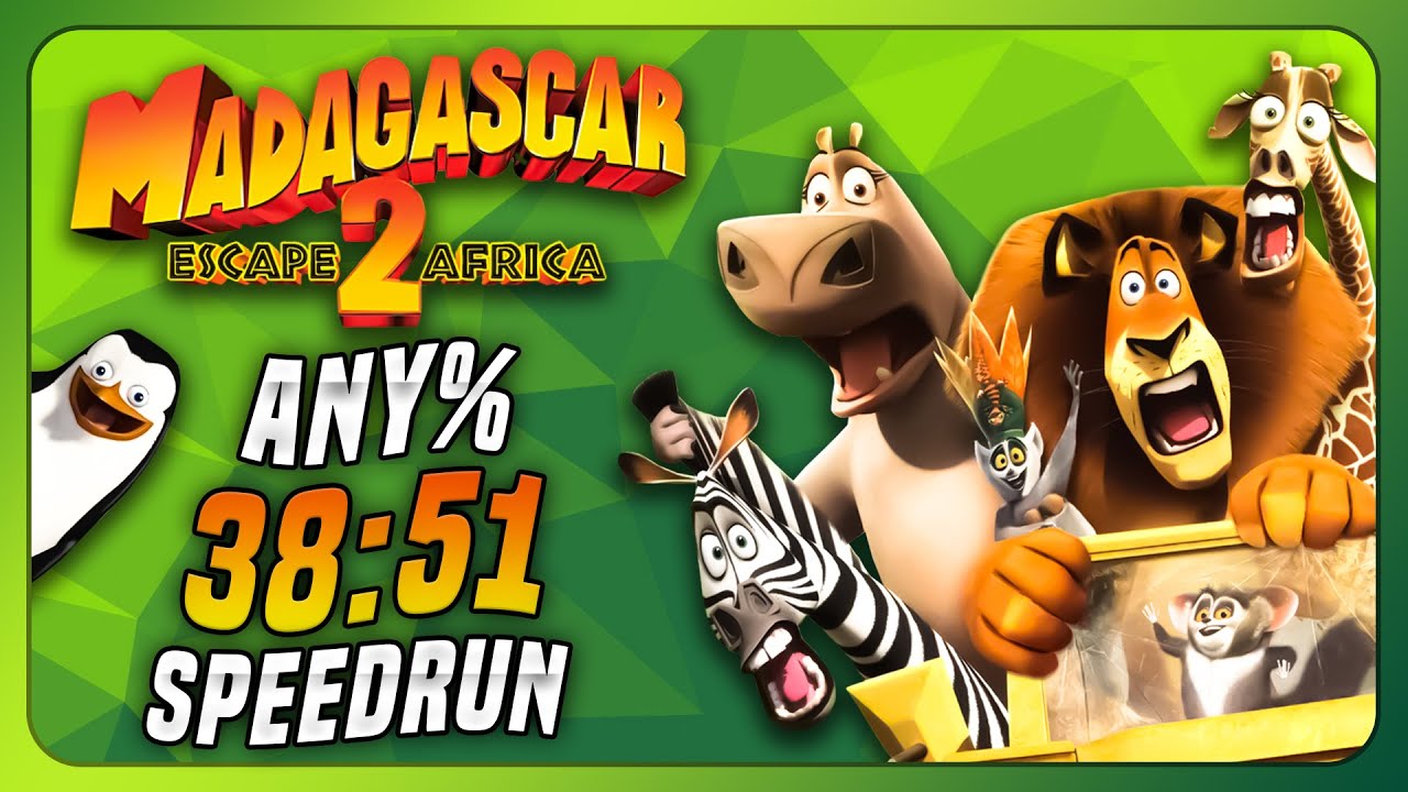 [Former WR] Madagascar: Escape 2 Africa - Any% Speedrun in 38:51