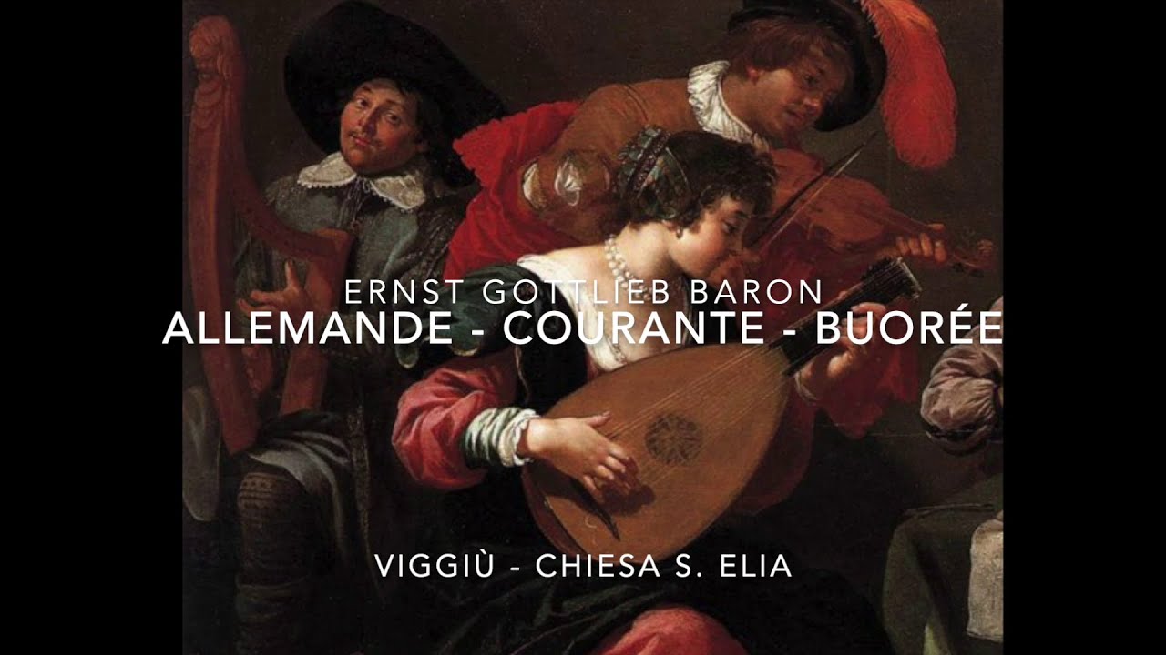 Baron E.G. - Allemande,Courante, Bourée - Alberto Crugnola: Baroque Lute - Viggiù: Chiesa S. Elia